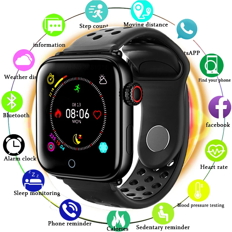 

Hot Smart Watch Men Waterproof Smartwatch with Heart Rate Monitor Blood Pressure Fitness Bracelet for IPhone IOS Android Watches
