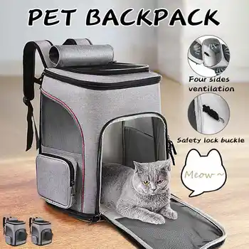 

Pet Carrier Backpack Dog Bag Breathable Dog Backpack Large Capacity Cat Carrying Bag Portable Folding Outdoor Travel Pet Carrier