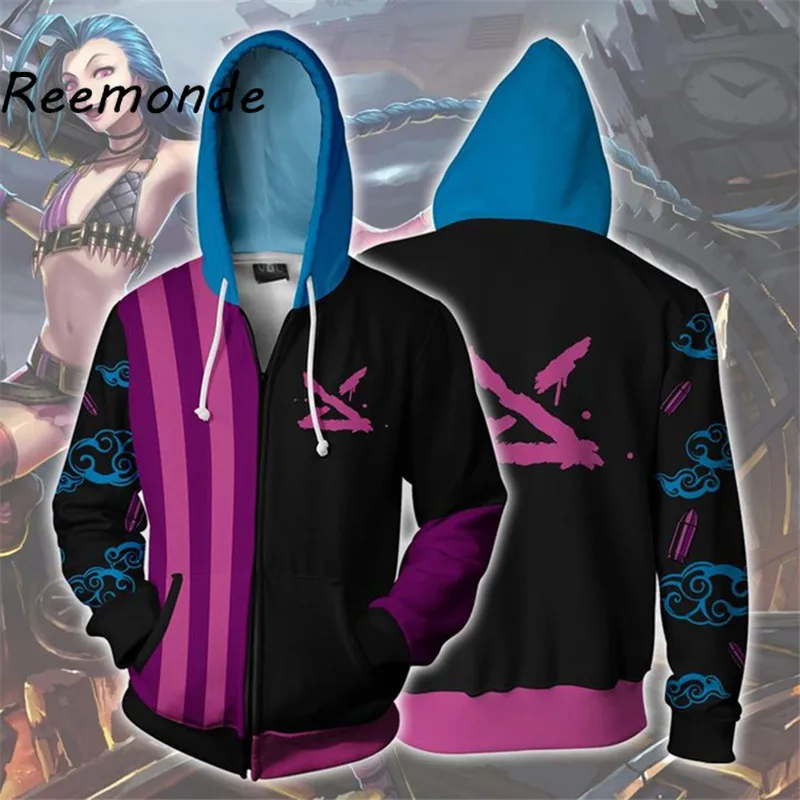 League of legends jinx hoodie Clearance