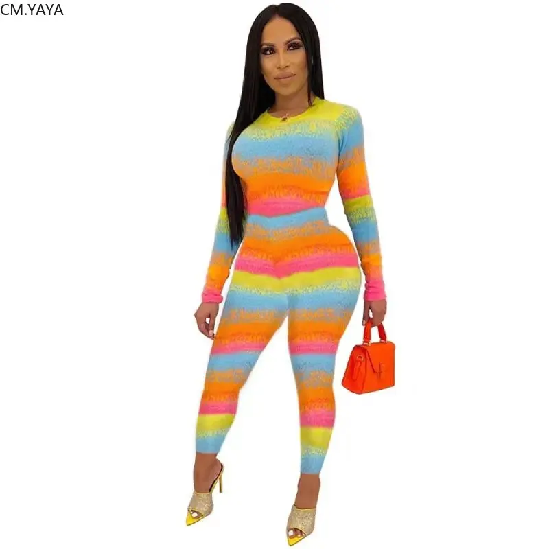 womens rainbow tracksuit