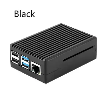 

Raspberry Pi 4 Model B Black Dark Gray Aluminum Alloy Case Passive Cooling Shell Metal Enclosure Heat Dissipation for Pi 4