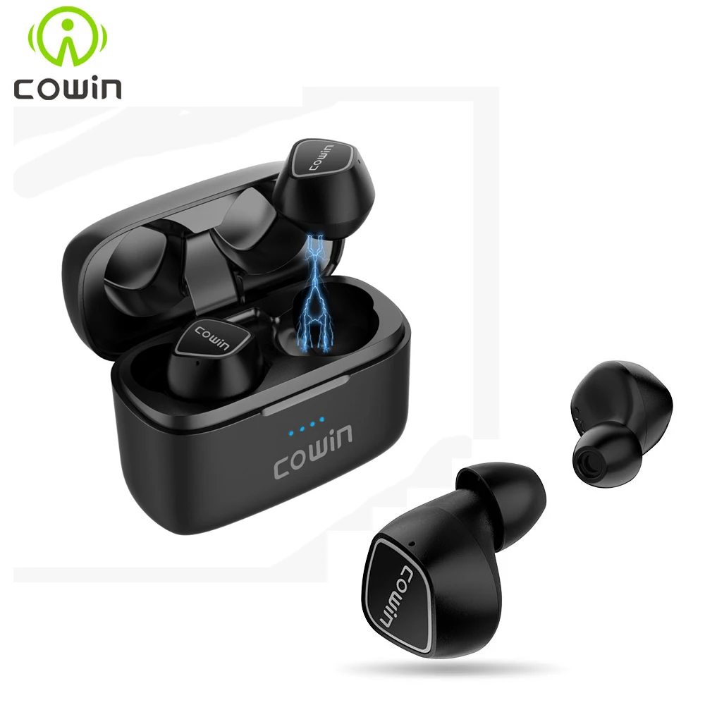 

Cowin KY02 Bluetooth Wireless Headphones with Microphone TWS Sports Waterproof Handsfree Bluetooth Earphones 5.0 Headset Earbuds