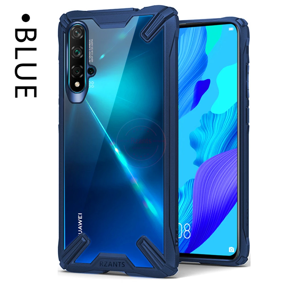 For Huawei Nova 5T P Smart Z Y9 Prime 2019 Case Phone Back Shockproof Air Cushion TPU Bumper Acrylic Hard Cover Shell |
