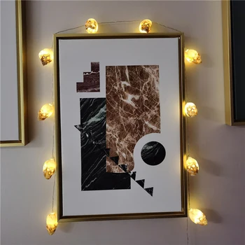 

Party Garland Tree Decor Lamp LED Fairy String 10pcs 1.6m Skull Outdoor Lights for Cafe Restaurant Exquisite Ornaments