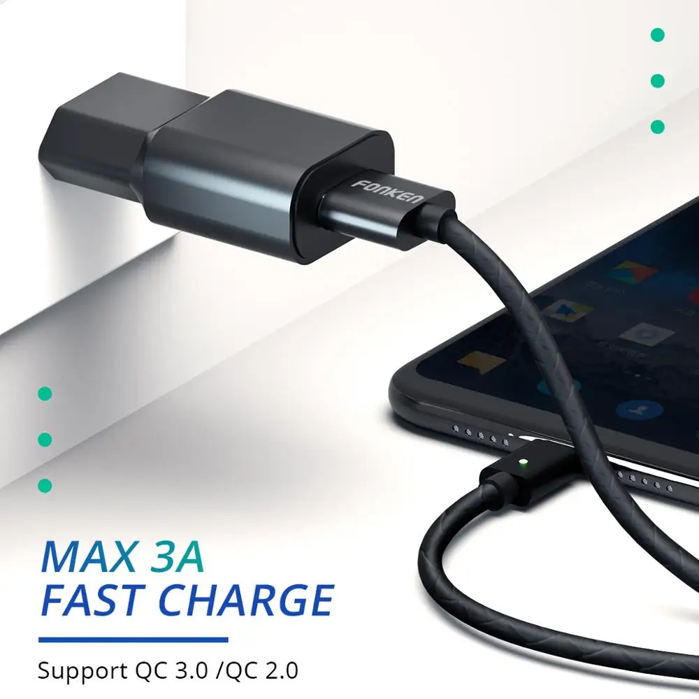 FONKEN USB зарядное устройство 18 Вт Быстрая зарядка 3,0 QC2.0 настенное быстрое зарядное устройство для мобильного телефона быстрое зарядное устройство адаптер для samsung Xiaomi huawei