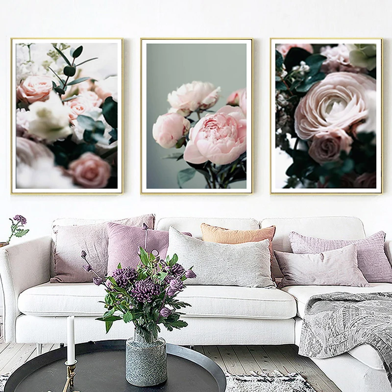 Modern-Peonies-Floral-Canvas-Painting-Gallery-Flower-Wall-Art-Posters-Print-Nordic-Pictures-for-Living-Room (3)