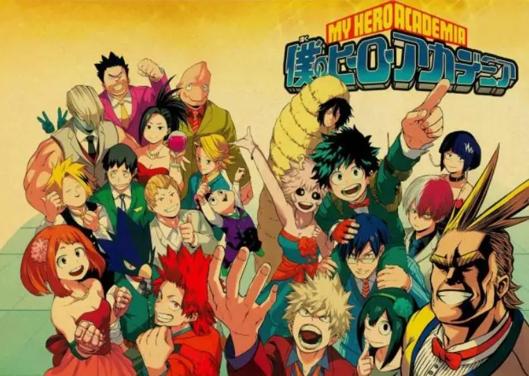 

New 5D DIY Diamond Painting Japanese Anime "My Hero Academia" Retro High-Quality Home Decoration Painting Crafts Handmade Hobby