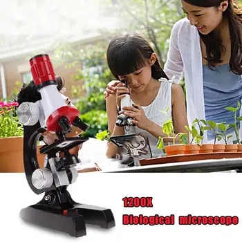 

100X-1200X Toy Toy Microscope Kids