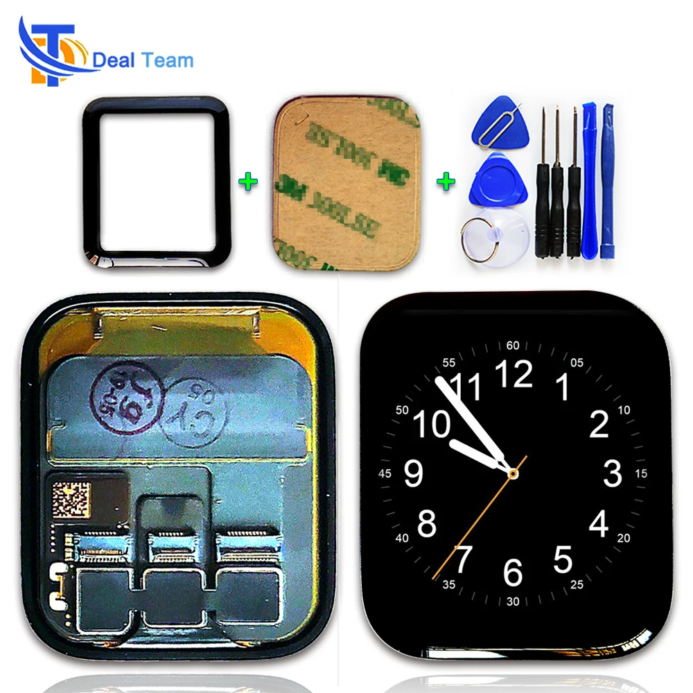 

Deal Team LCD Display For Apple Watch 4 Touch Screen LTE / GPS Digitizer Assembly Apple Watch Series 4 40mm 44mm with Free Tools