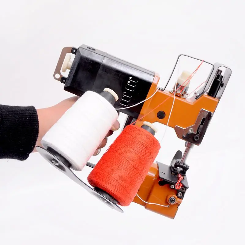 

GK9-2008 two-line small portable portable electric sealing machine woven bag packing machine sewing machine