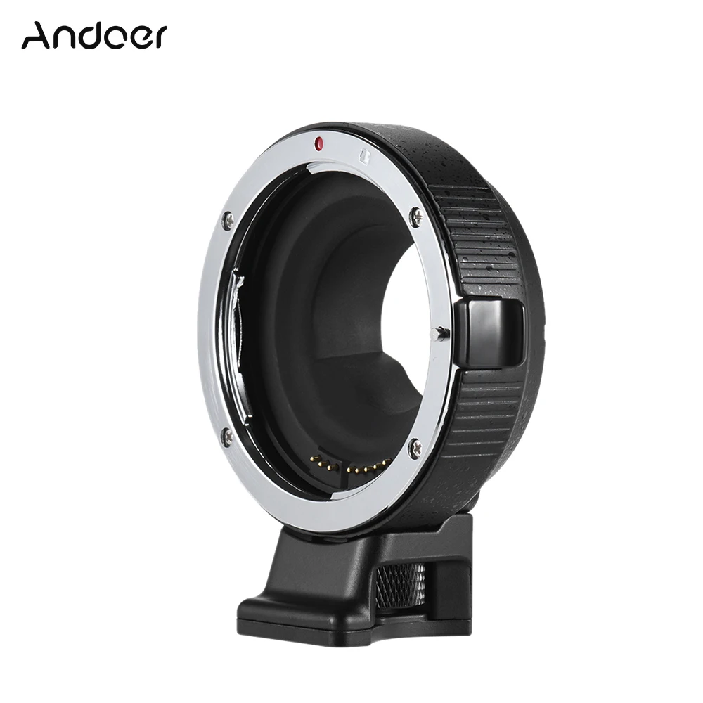 

Andoer EF-MFT Electronic Lens Mount Adapter Ring Aperture Control Support IS for Canon EF/EF-S to M4/3 Camera