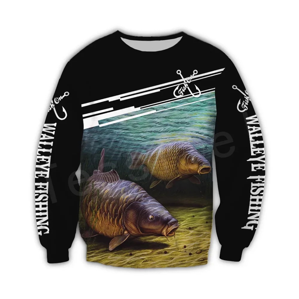 Preise Tessffel Neue Mode Tier Angeln Kunst Harajuku casual Trainingsanzug Lustige 3D Druck Hoodie Sweatshirt Jacke Herren Frauen s10