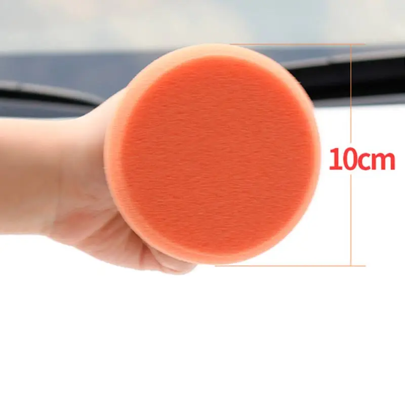 6 шт./компл. полировальная Подушечка для воска мытья автомобиля полировальные