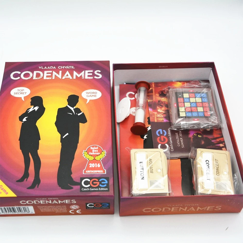 Codenames настольная игра 4-8 игроков карточная игра Семейные друзья вечерние карточная игра конфиденциальное действие Social игра слова настольная Ga