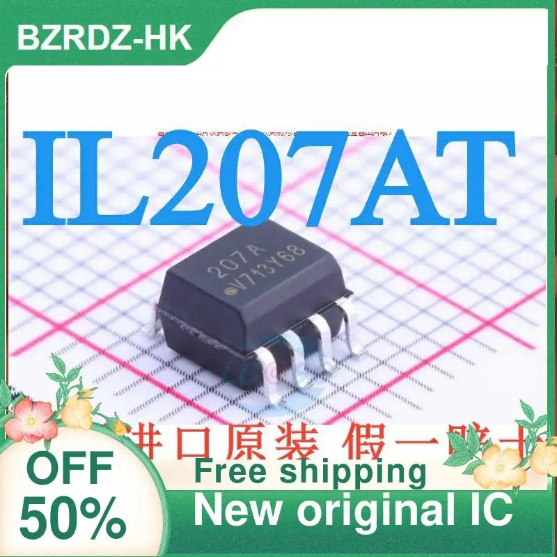 

1-20PCS IL207AT SOP-8 207A New original IC Optocoupler isolator chip