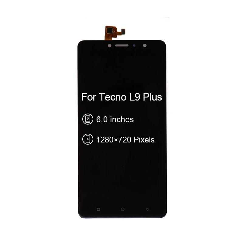 10 шт./лот для Tecno L9 Plus lcd с кодирующий преобразователь сенсорного экрана в сборе запасные части L9 Plus lcd сенсорный DHL EMS