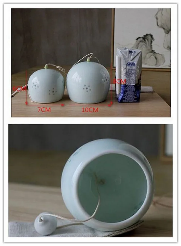 Ceramic Japanese Wind Chimes, Lucky Hanging Decorations, Birthday Gifts 6