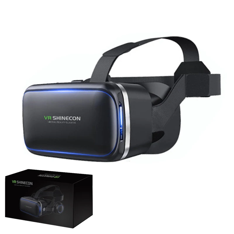 VR Shinecon 6,1 VR Виртуальная реальность 3D очки Google Cardboard VR гарнитура коробка очки гарнитура шлем для смартфона