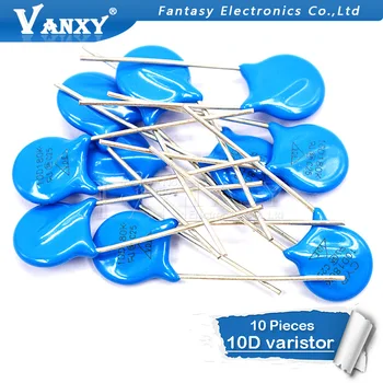 

10pcs varistor 10D471K 10D270K 10D330K 10D390K 10D470K 10D151K 10D241K 10D271K 10D331K 10D391K 10D431K10D561K 10D681K 10D821K