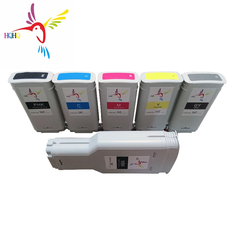 Чернильный картридж 727 совместимый с принтером HP DesignJet T1530 T920 T1500 T2500 T930 T2530 сменный