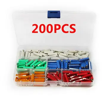 

200Pcs Ceramic Torpedo Fuses 5/8/10/16/25AMP Assorted Kit with Case