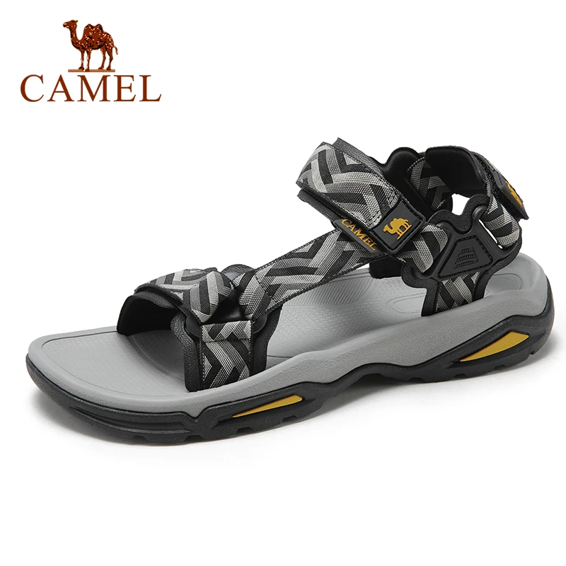 Сандалии CAMEL мужские легкие дышащие Нескользящие уличные босоножки для пляжа
