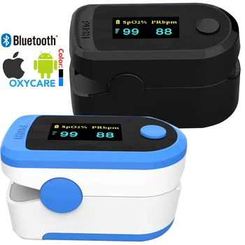 

VY28 medical Digital Pulse Oximeter LED Bluetooth two-color display blood oxygen Heart Rate Monitor SpO2 Health Monitors