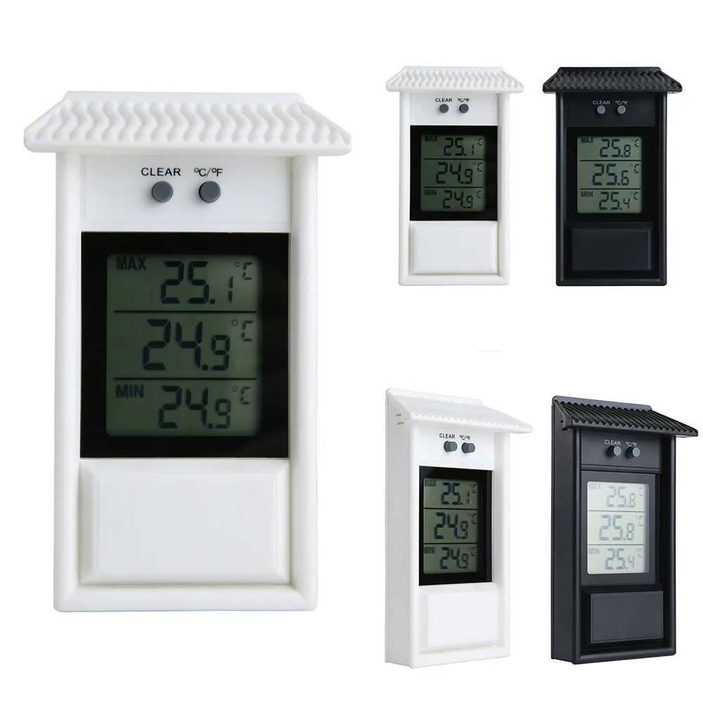 Digital-Max-Min-Gew-chshaus-Thermometer-Monitor-Maximale-Und-Minimale ...