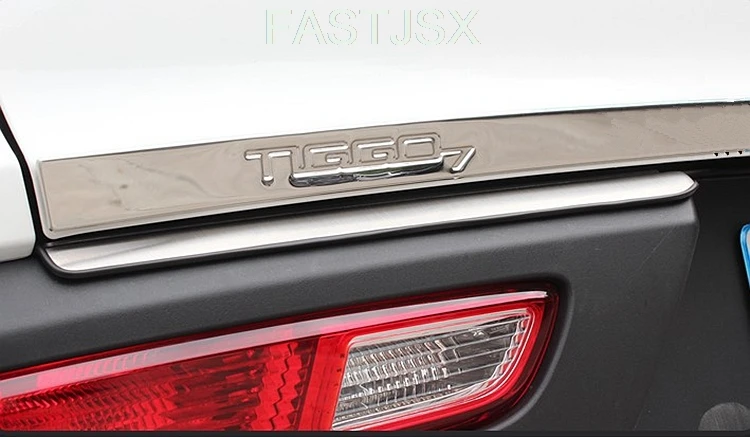 Для chery tiggo7 tiggo 7- Автомобильная накладка на задний багажник, накладка на багажник из нержавеющей стали, аксессуары для украшения автомобиля