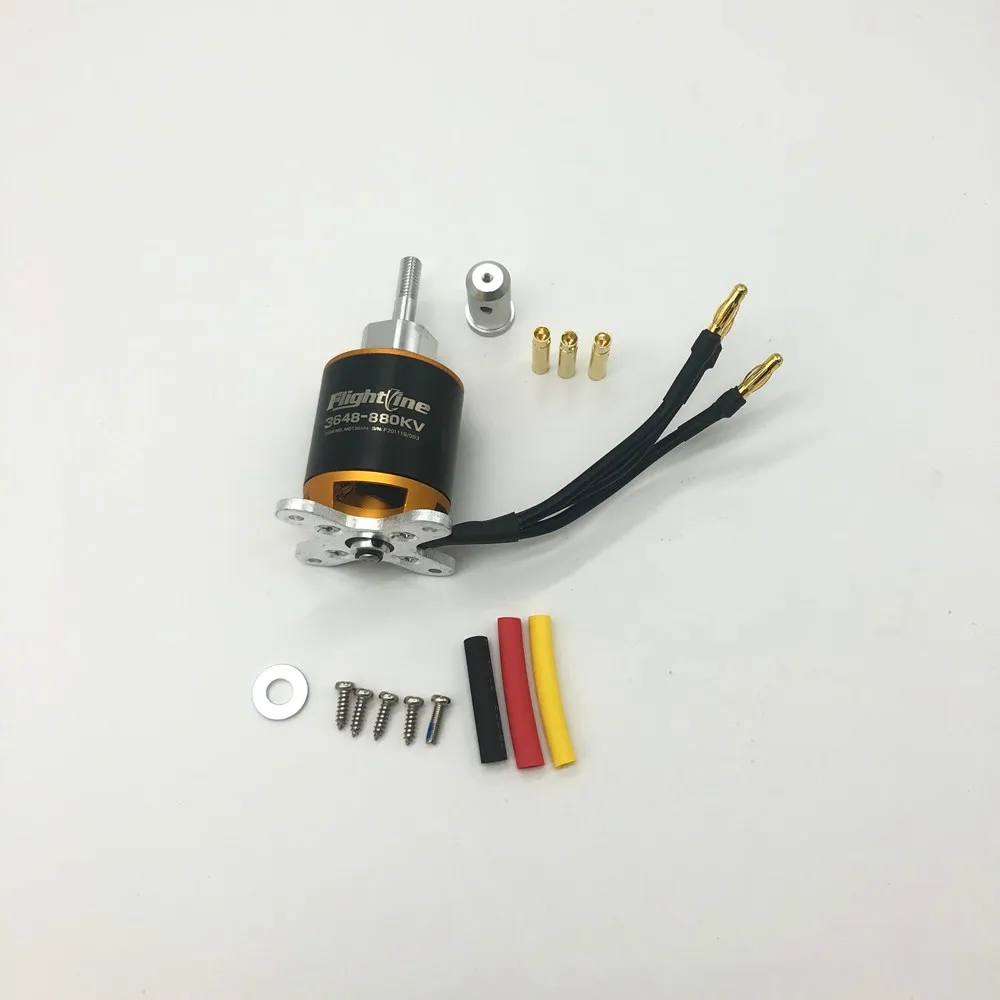 3648-880KV Motor For Freewing Flight Line Seafury / P38 La-7 RC Airplane Use 2- blades propeller | Игрушки и хобби