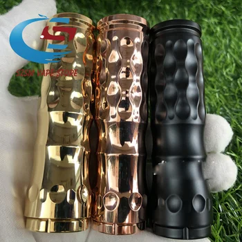 

Newest RockVape Atoll Mod V1.5 Vape pens mod 18650 Battery vaporizer Brass Material 25mm vs overlord mod elthunder 21700