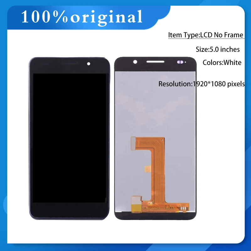 5.0''Original LCD For Huawei Honor 6 LCD Display Touch Screen Digitizer Assembly Replaceme Sensor For Honor 6 LCD Display