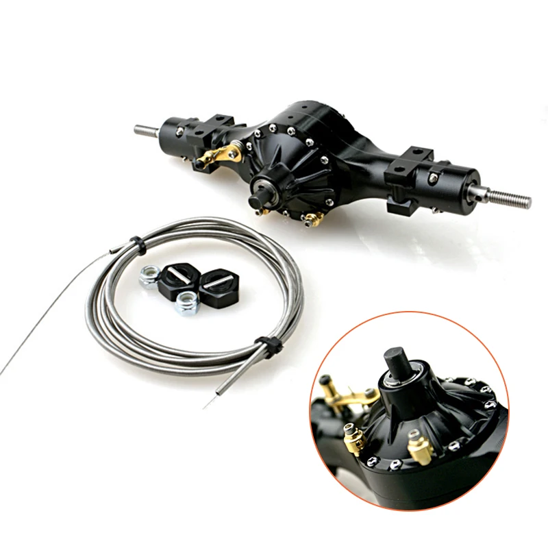 LESU Metal Rear Axle Differential Lock 1/14 RC Tractor Truck Tamiya Model Q-9017 TH02056