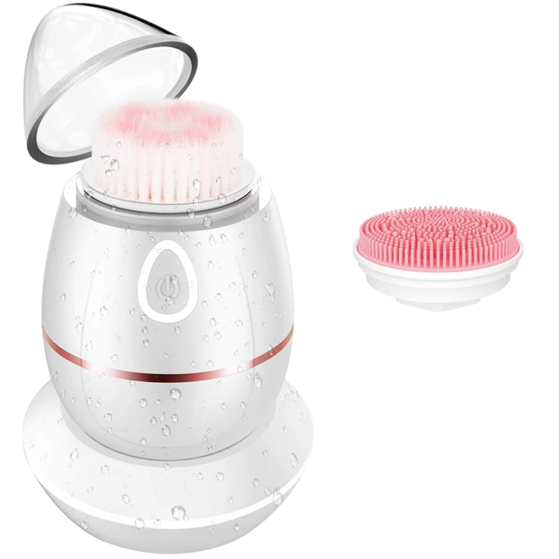 

Facial Cleansing Brush, 3D Sonic Vibrating Waterproof Face Cleaner