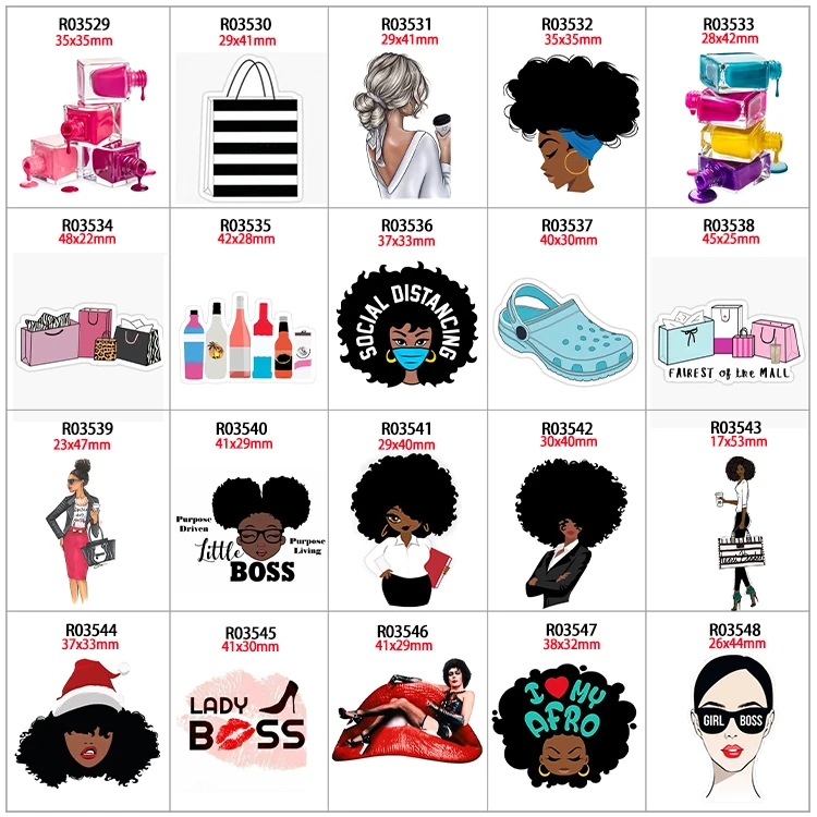 

30pcs/lot Planar Fashion Bag Printed Resin Flatback Mix For DIY Hair Bows Phone Case Decorations R0352 R0353 R0354