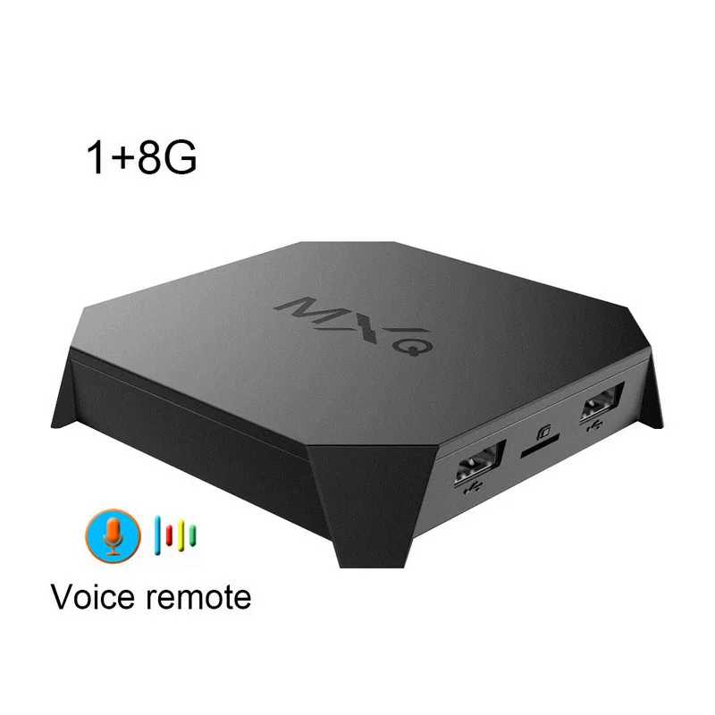 Умный блок для ТВ mxq PRO 4K Android 7,1 ТВ приставка Amlogic S905X3W Core 2 Гб 16 Гб H.265 PRO ip tv WiFi медиаплеер телеприставка - Цвет: 1G 8G Voice Control