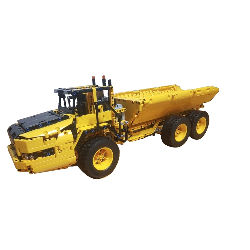 

BuildMoc 8002 Custom RC Technic Engineering Dump Truck Building Blocks Vehicle Car Bricks Set Educational DIY Toys for Children