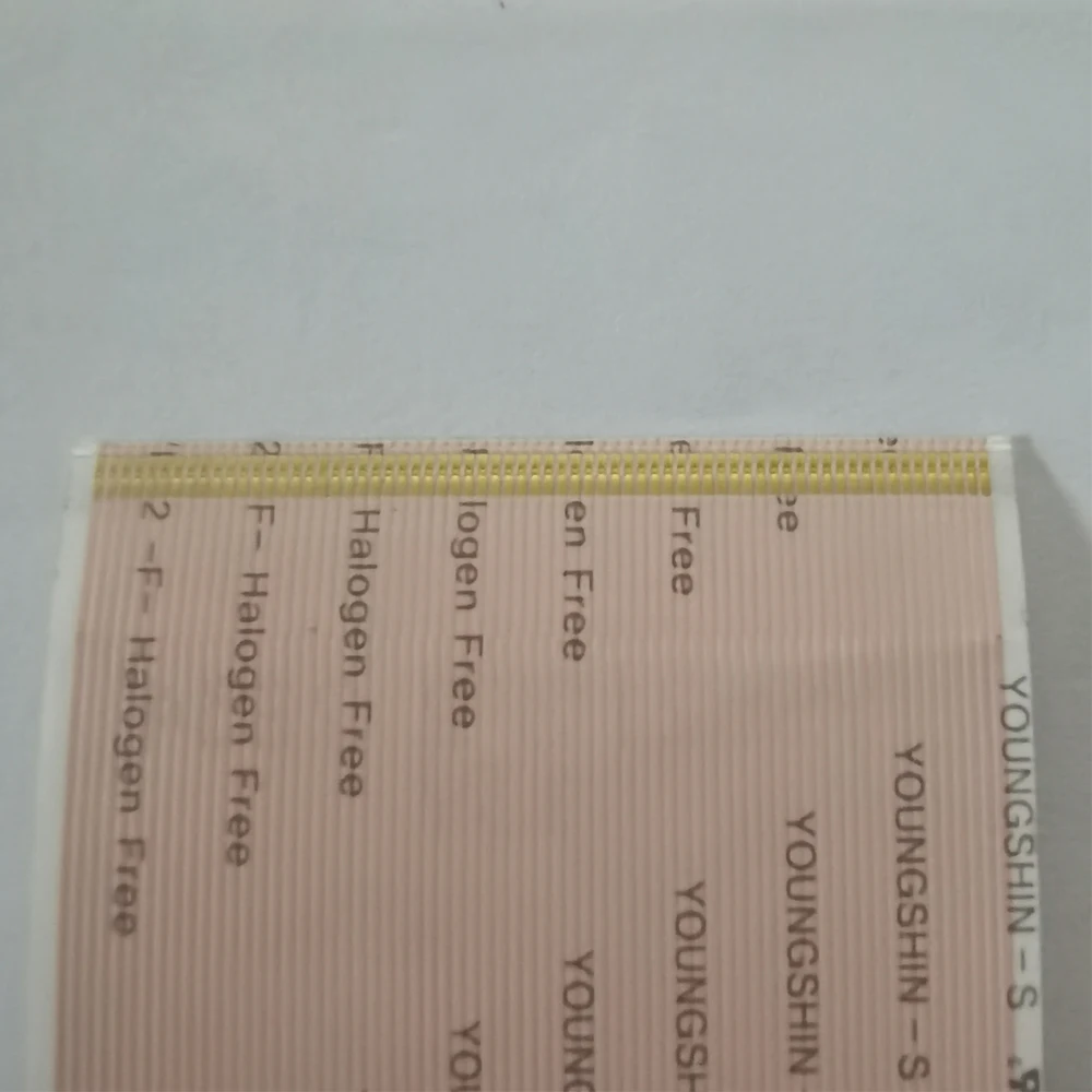 2834 Original Flex Cables 68 pin Tcon Card Cable Without Buckle Flexible 35mm X 56mm Tcon Board Connector Connection Flex Cable