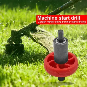 

Drill Bit Adapter Silicone + Steel Tool Accessories Electric Engine String Trimmers Button Trimmer Convenience Homegarden