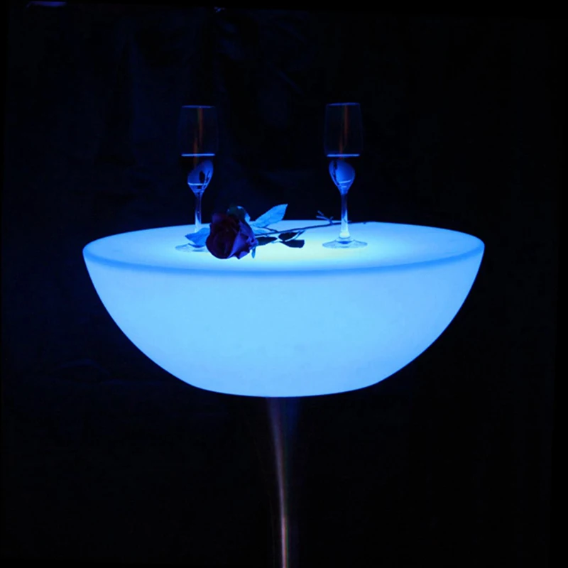 Led Table Bar Furniture 16 color Changing Lighting Bar Table For Party Event SK-LF20 (D66*H110cm) Sample only Free Shipping