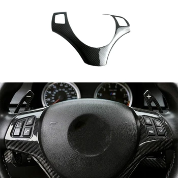 

Carbon Fiber Steering Wheel Frame Deoration Panel Cover Trim For-BMW 3 Series E90 M3 2006-2012