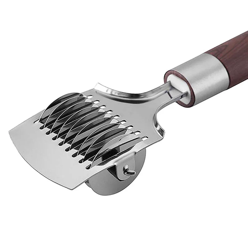 1PC Manual Section Shallot Cutter Kitchen Gadgets Pressing Machine Non-slip Handle Spaetzle Makers Noodles Cutter Knife