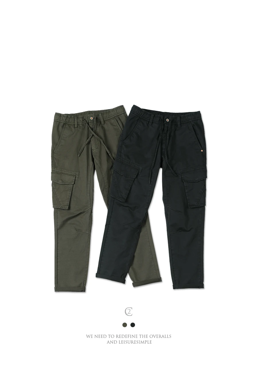 SIMWOOD брюки карго мужские по щиколотку шнурок уличная одежда с карманом брюки высокого качества брендовая одежда SI980540