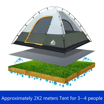 

Camping Oxford Cloth Land Seat Outdoors Tent Waterproof Land Picnic Cloth Grassland Moisture-proof Cushion Tuba Land Blanket Mat