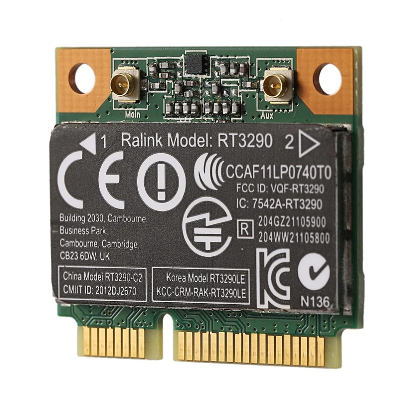150 Мбит/с 2 4 ГГц RT3290 802.11B/G/N беспроводной Wlan WIFI + Bluetooth BT 3 0 Половина Mini PCI E карта для HP