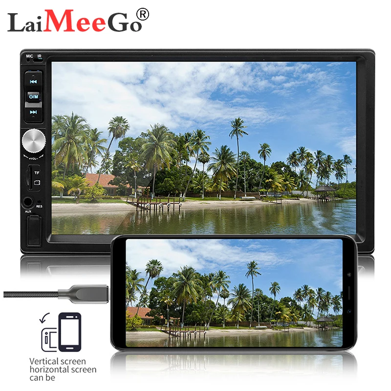 

2 Din Car Radio 7"HD Autoradio Touch Screen MP5 Radio Player Bluetooth Car Multimedia USB Backup Camera Reverse Monitor