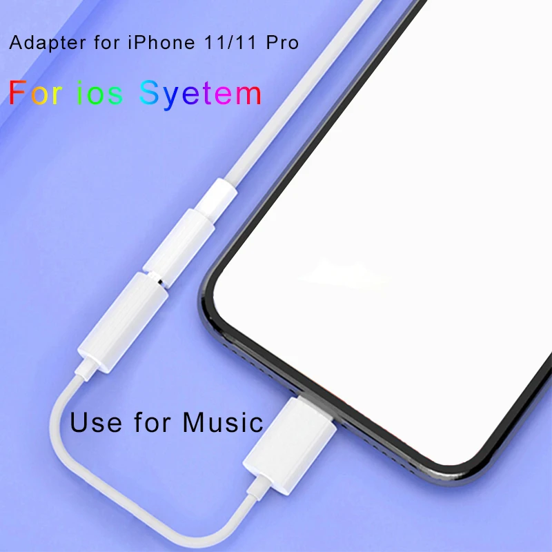 Переходные кабели для IOS 13 12 11 10 9 8 AUX аудио преобразователь для наушников для iPhone до 3,5 мм переходники Кабель для подключения наушников для IPhone