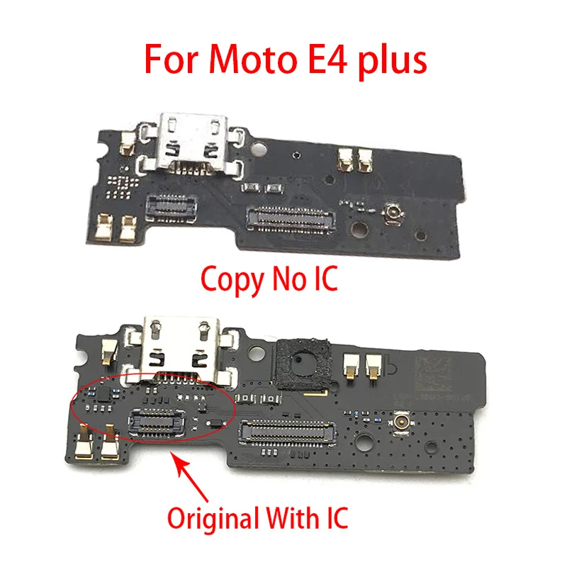 1 шт. разъем зарядного устройства usb разъем док-порта микроплата гибкий кабель для Motorola Moto E4 Plus E5 G4 G6 Play G5 запчасти
