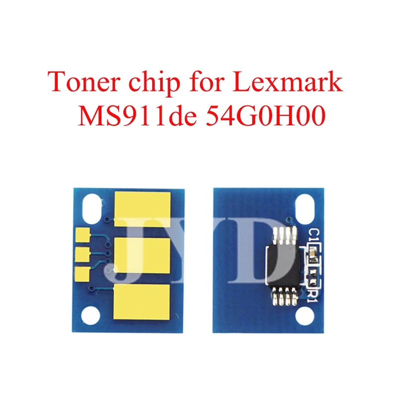 3x совместимый 54G0H00 64G0H00 MS911 MX910 тонер-картридж чип для Lexmark MS911de MX910de MX911 MX912 устройство сброса счетчика принтера чипы