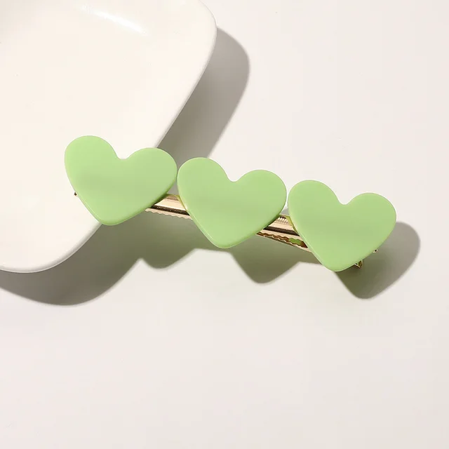 Korean Style Hollow Love Heart Hairpin Barrettes Sweet Hair Clips For Woman Girl Fashion Hair Accessories Styling Tools 6